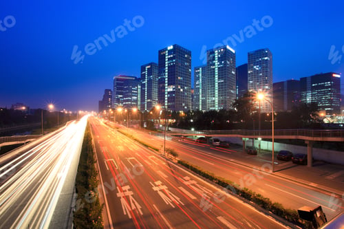 Preview: night traffic in beijing