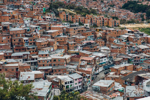 Preview: Houses on the hills of Comuna 13 in Medellin, Columbia