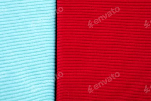 Preview: Colorful Fabric Swatches On Shopfront. A Lot Of Fabric Rolls. Textile Samples Background. Jaws Of
