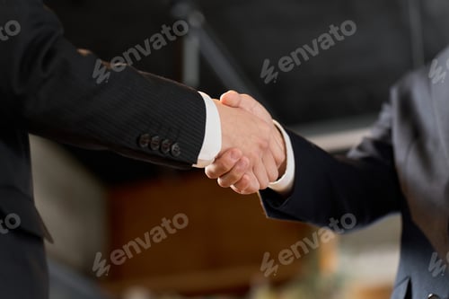 Preview: Asian business people shaking hands in the office