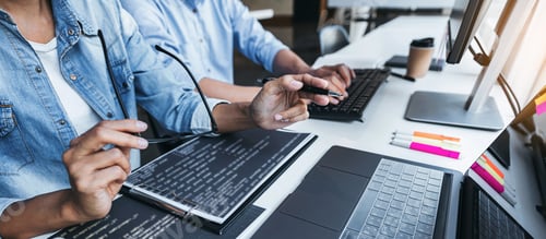 Preview: Writing codes and typing data code technology, Programmer cooper