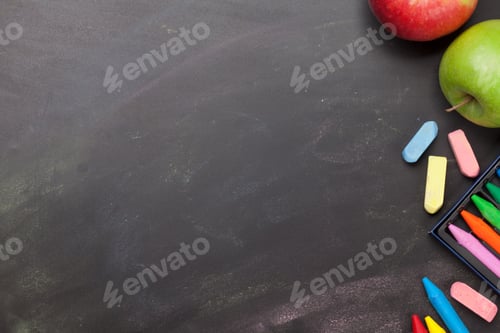 Preview: School education supplies concept