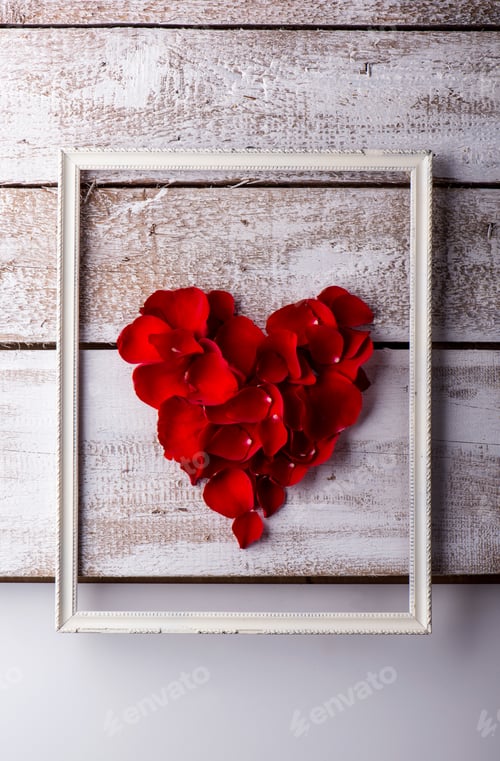 Preview: Love composition. Studio shot.