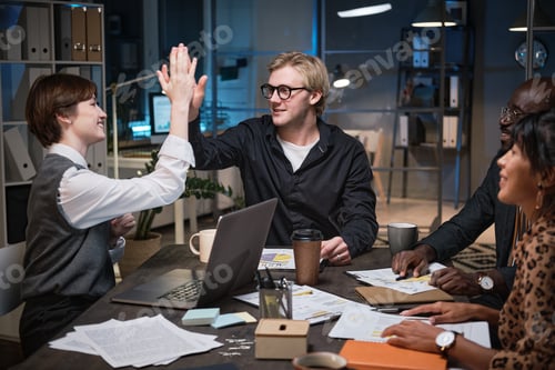 Preview: Successful business meeting at office