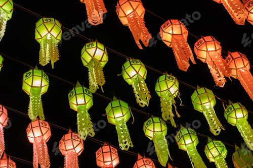 Preview: Colorful Lantern Ceiling at Night Festival