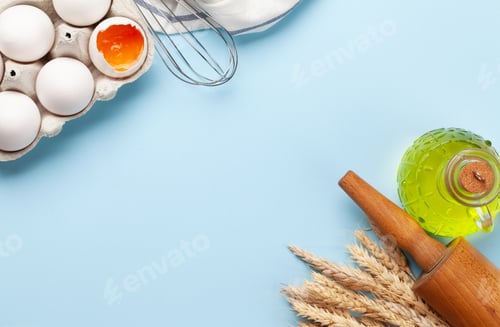 Preview: Cooking utensils and ingredients