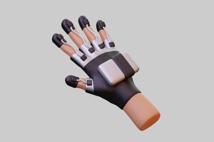 Preview: Cyberpunk hand input glove