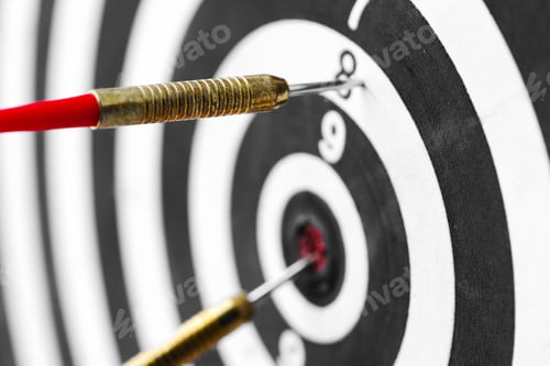 Preview: dartboard business success concept