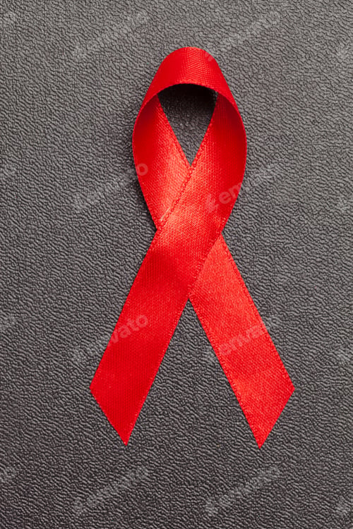 Preview: ribbon as symbol of aids awareness