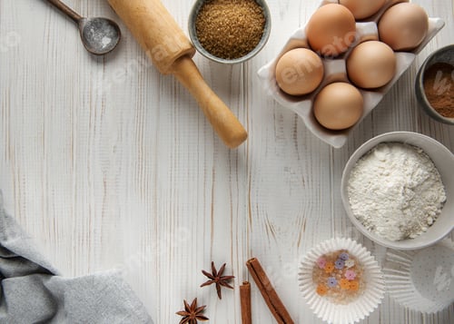 Preview: Preparing dough for baking