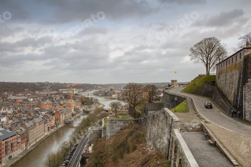 Preview: Namur, city in Belgium by river Meuse, Walloon region