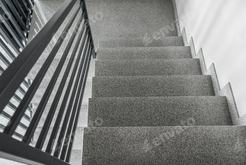 Preview: New Residential Stairs Inside Apartments Building