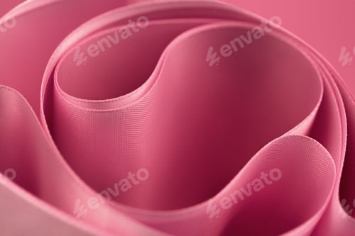 Preview: waves of pink satin fabric