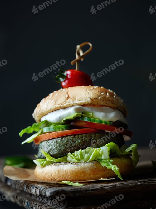 Preview: fresh tasty meat free burger