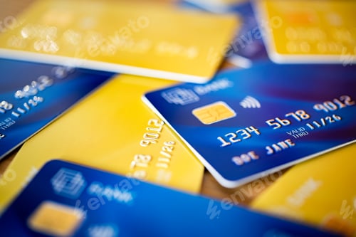 Preview: Group of credit cards