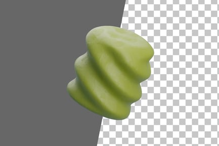 Preview: Twisted Wavy Neon 3D Icon