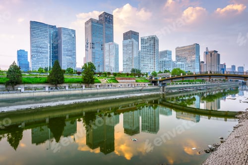 Preview: Beijing, China CBD city skyline.