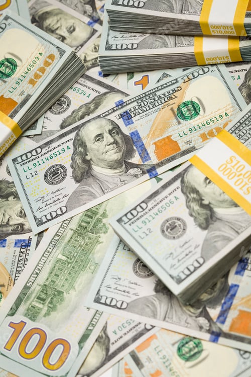 Preview: Stacks of American One Hundred Dollar Bills