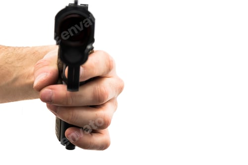 Preview: hand holding a gun