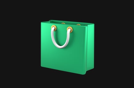 Preview: Green Shopping Bag