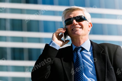 Preview: Senior Businessman in the Street.