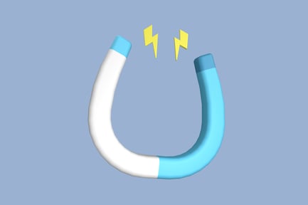 Preview: Horseshoe Magnet 3D Illustration