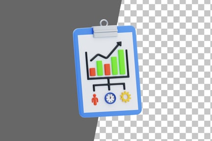 Preview: Performance Metrics 3D Icon