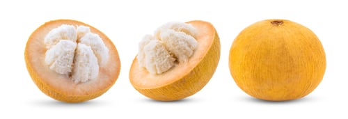 Preview: Santol fruit isolated on white