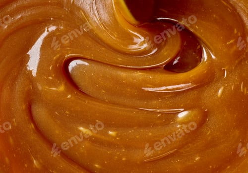 Preview: freshly cooked caramel sauce background