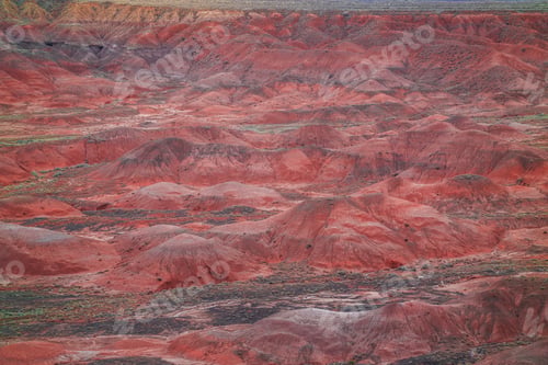 Preview: Painted Desert Landscape At Petrified Forest National Park, Arizona