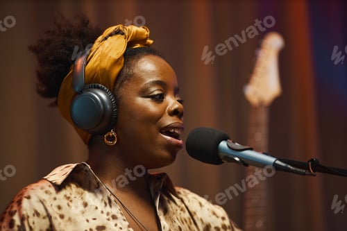 Preview: Singer Performing Her Song In Studio