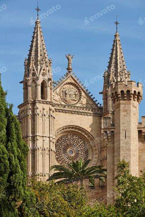Preview: Palma de Mallorca cathedral. Balearic islands. Spanish cultural heritage. Spain