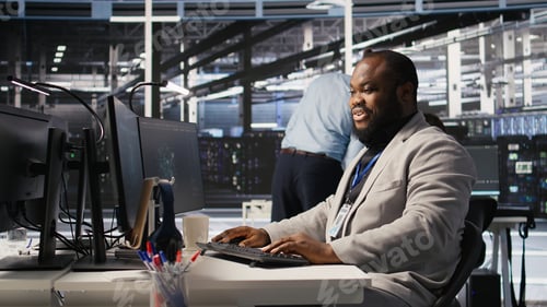 Preview: Joyous data center software developer delighted after solving all computer bugs