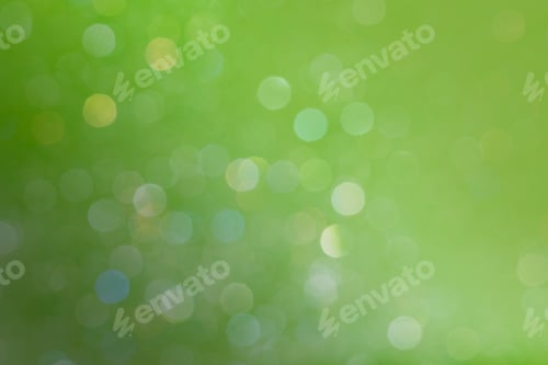 Preview: Bokeh pattern on an olive green background
