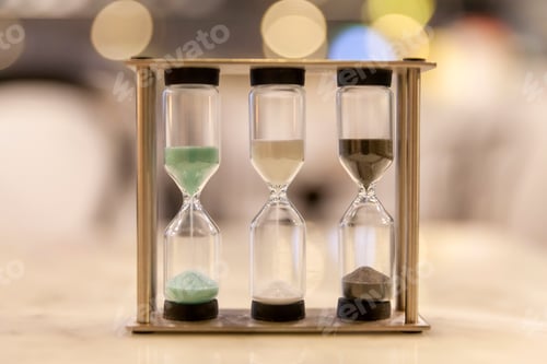 Preview: Sand watches with different timings