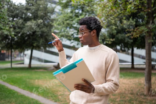 Preview: Inspector pointing with pen and holding clipboard in park