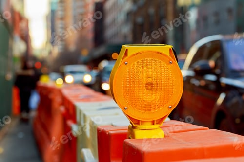 Preview: yellow traffic signal warning Yellow Warning Light