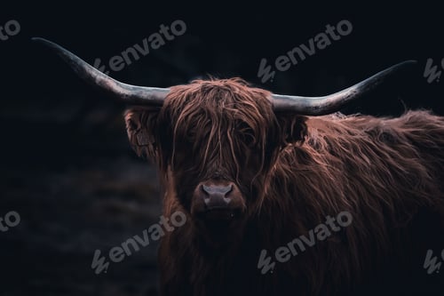Preview: Highland cattle on the pasture