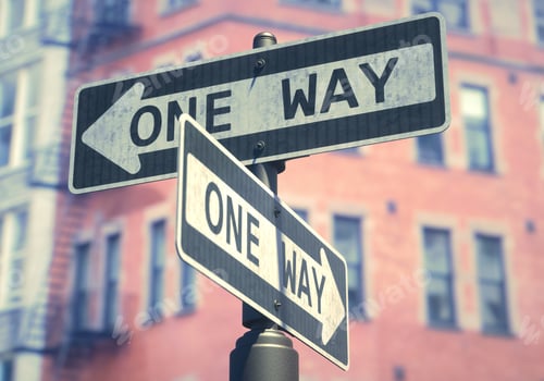 Preview: One Way Sign