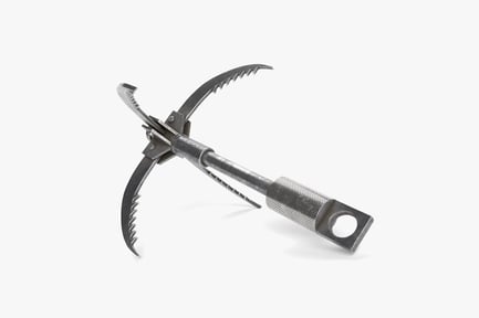 Preview: Steel Grappling Hook with Textured Grip