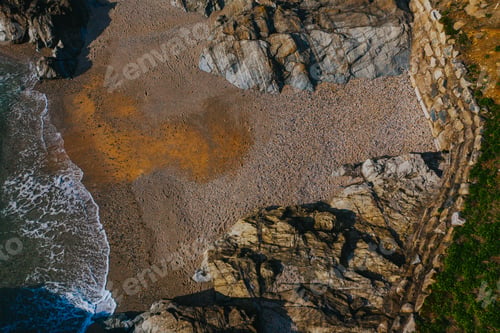 Preview: Beautiful cornish coastline in Newquay, United Kingdom - Cornwall