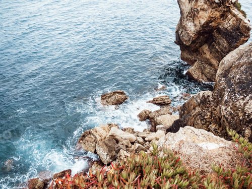Preview: Beautiful atmospheric view on rocks and the Atlantic ocean