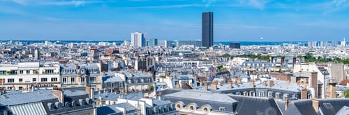 Preview: Paris, typical roofs, aerial view