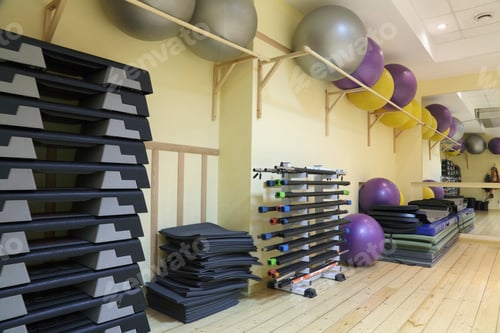 Preview: Exercise Equipment Against the Wall