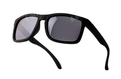 Preview: Black square frame sunglasses providing sun protection
