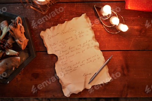 Preview: Letter With Burnt Edges