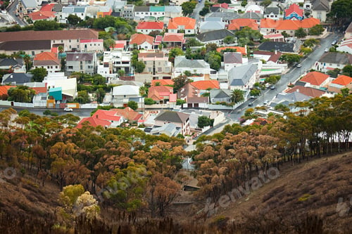 Preview: View from Signal Hill, looking down into Camps Bay area of Cape Town, South Africa