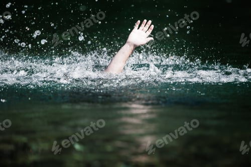 Preview: Hand of Someone Drowning and in Need of Help