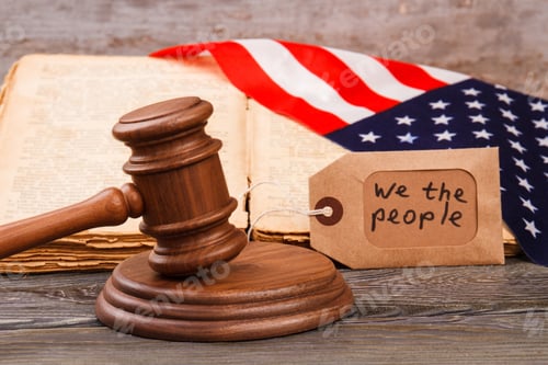 Preview: American court concept.