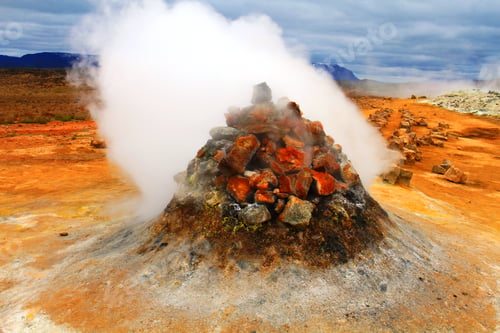 Preview: Hverir geothermal park near Myvatn lake